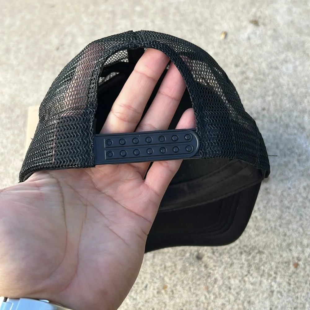 Mens Womens Hat Beach Cap Sunshade Snapback Black Brand New!